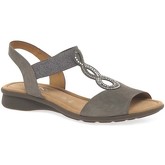 Gabor  Merlin Womens Open Toe Flat Sandals  women's Sandals in Grey