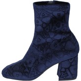 Apepazza  ankle boots velvet  women's Low Ankle Boots in Blue