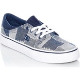 DC Shoes  Blue-Blue-White Trase TX LE Womens Low Top Shoe  women's Shoes (Trainers) in Blue