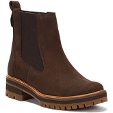 Timberland  Courmayeur Valley Womens Dark Brown Chelsea Boots  women's Low Ankle Boots in Brown