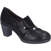 Susimoda  courts suede patent leather  women's Court Shoes in Black
