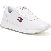 Tommy Hilfiger  Tommy Jeans Flexi Runner Womens White Trainers  women's Shoes (Trainers) in White