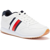 Tommy Hilfiger  Low Cut Lace Up Runner Youth White Trainers  women's Shoes (Trainers) in White