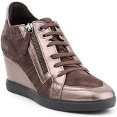 Geox  D Eleni D D6467D-0KY21-C9H6J  women's Shoes (High-top Trainers) in Brown