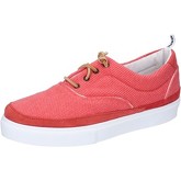 Bark  sneakers corallo textile suede AG586  men's Shoes (Trainers) in Red