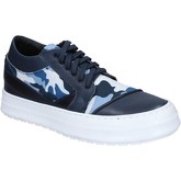 Fdf Shoes  sneakers leather textile BZ377  men's Shoes (Trainers) in Blue