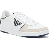 Armani  EA7 New Millennium Mens White / Navy Trainers  men's Shoes (Trainers) in White