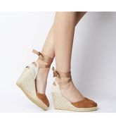 Gaimo for OFFICE Ankle Wrap TAN SUEDE
