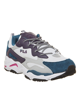 Fila Ray Tracer WHITE INK BLUE PURPLE PENNANT