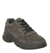 Ask the Missus Leap Chunky Trainer GREY NUBUCK