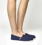 Toms Classic Slip On NAVY CANVAS