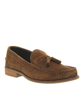 Ask the Missus Bonjourno Tassel loafers RUST SUEDE