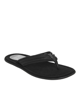 Ask the Missus Floyd Thong Sandal BLACK LEATHER