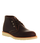 Redwing Work Chukka boots BROWN LEATHER