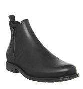 Ask the Missus Image Zip Boot BLACK LEATHER
