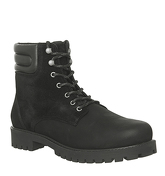 Ask the Missus Ion Lace Boot BLACK NUBUCK