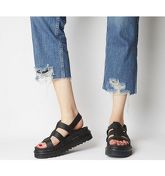 Dr. Martens Yelena Sandal BLACK HYDRO