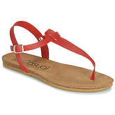 Casual Attitude  JALIYAXE  women's Sandals in Red