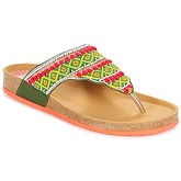 Desigual  TAJMAHAL BEADS  women's Flip flops / Sandals (Shoes) in Green