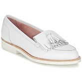 Elia B  ALPHA  women's Loafers / Casual Shoes in White