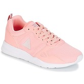 Le Coq Sportif  LCS R600 W METALLIC MESH/S NUBUCK  women's Shoes (Trainers) in Pink