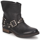 Pieces  ISADORA LEATHER BOOT  women's Mid Boots in Black