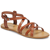 So Size  IDITRON  women's Sandals in Brown