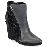 SuperTrash  ARIZONA WEDGE  women's Low Ankle Boots in Black