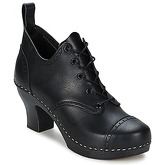 Swedish hasbeens  LACE UP SHOE  women's Low Boots in Black